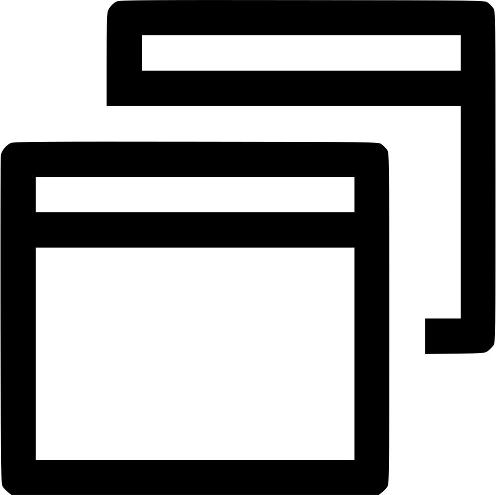 982x980 Window Windows Multiple Popup Interface Web Tab Png Icon Free