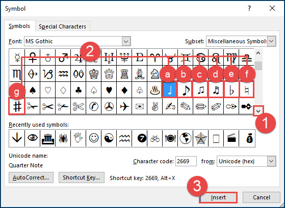 559x409 How To Insert Music Symbols In A Word Document