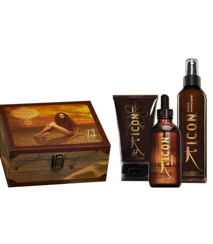 700x800 Icon India Pack Journey Oil + Curl Cream + Healing Spray
