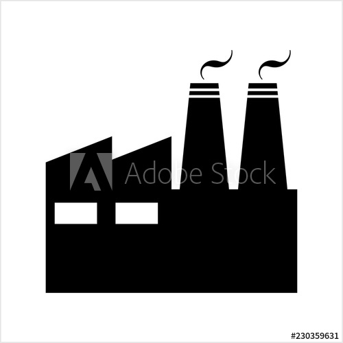 Factory Icon, Industries Icon 500x500 Factory Icon, Industries Icon