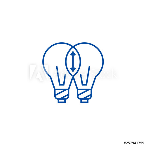 500x500 Innovation Concept Line Concept Icon Innovation Concept Flat