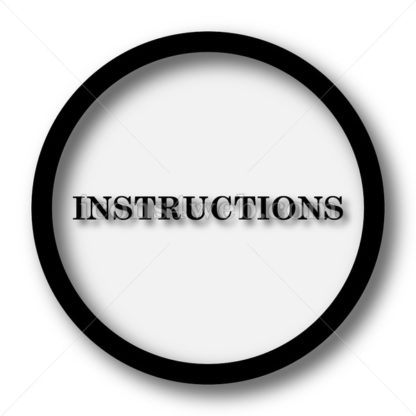 416x416 Instructions Simple Icon Instructions Simple Button
