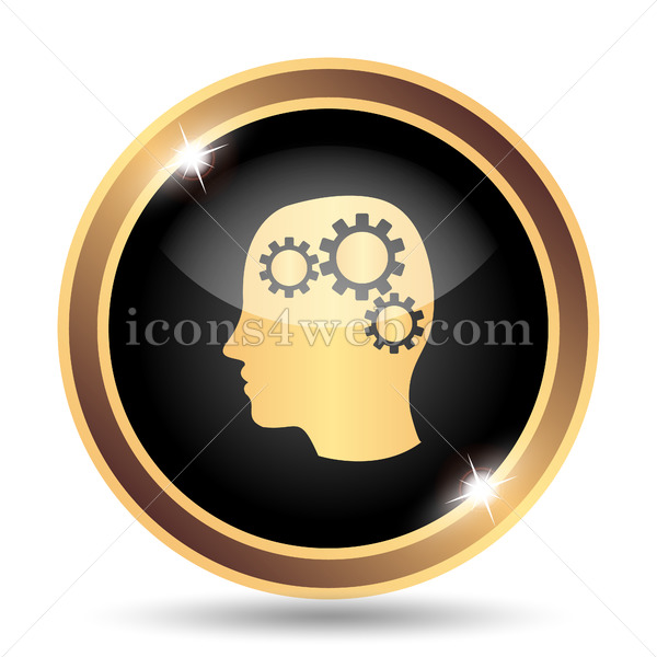 600x600 Human Intelligence Gold Icon