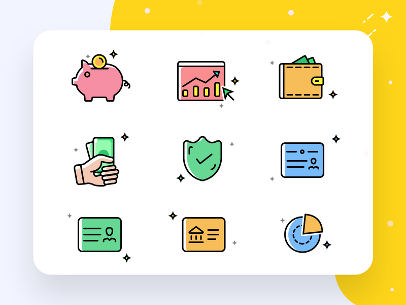 800x600 Investment Icons