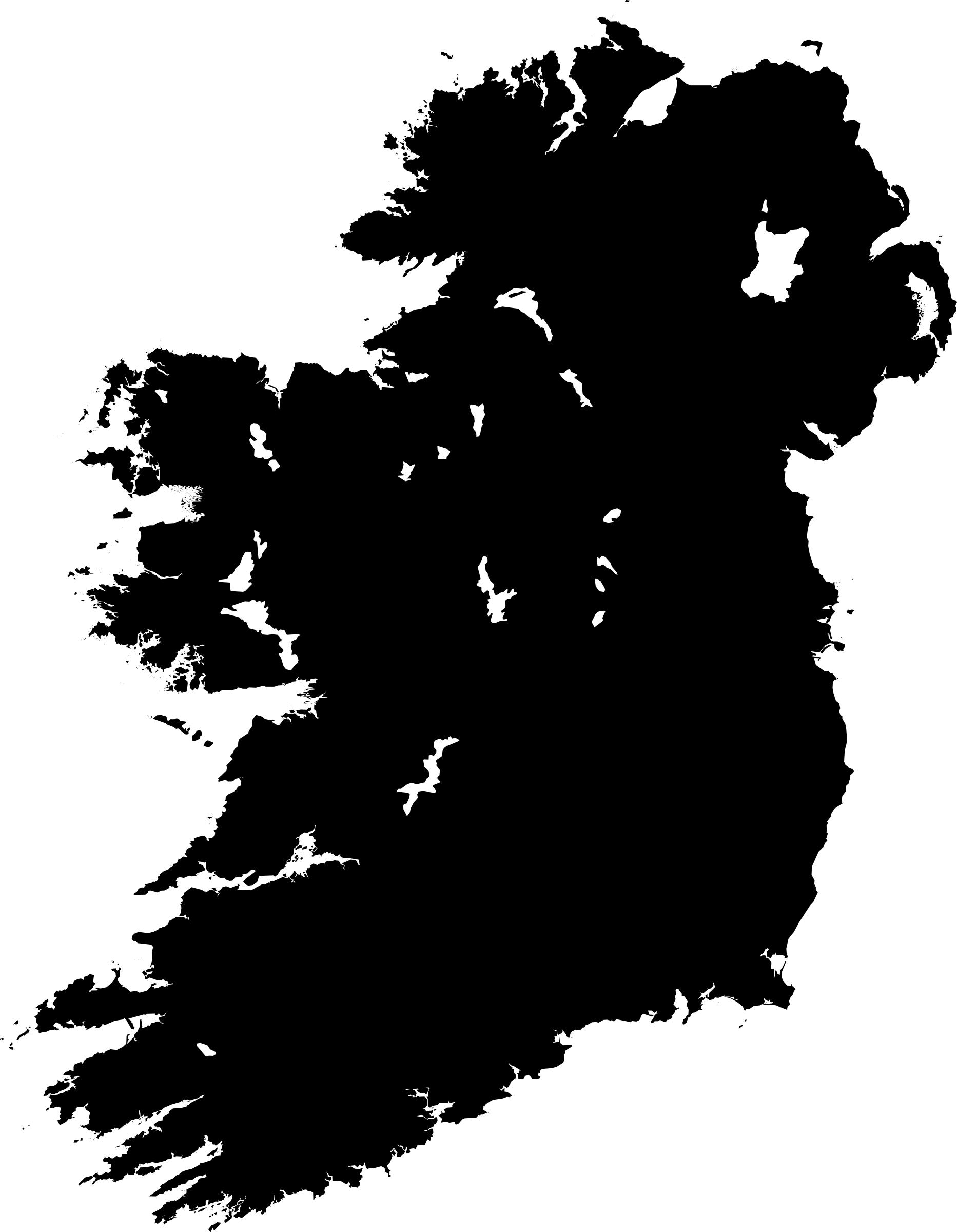 1865x2400 Ireland Silhouette Icons Png