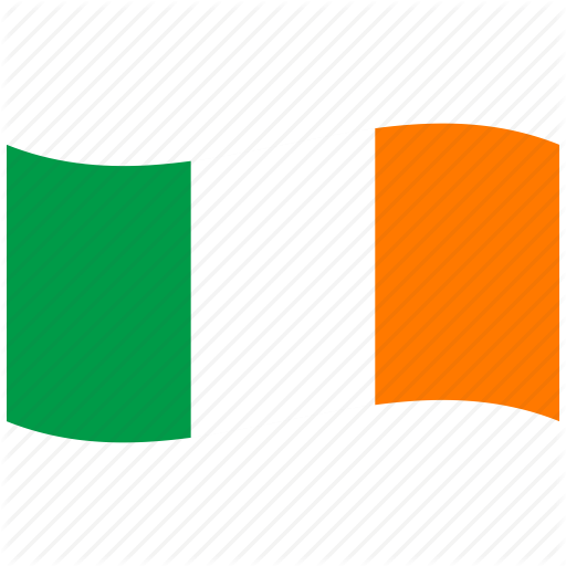 512x512 Flag, Ie, Ireland, Irish Flag, Republic, Waving Flag, White Icon