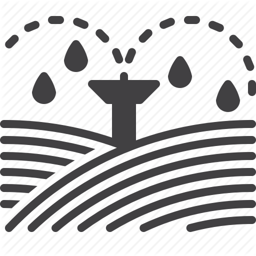 512x512 Irrigation, Sprinkler, Water Icon