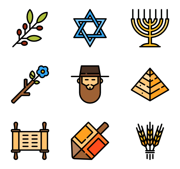 600x564 Israel Icons