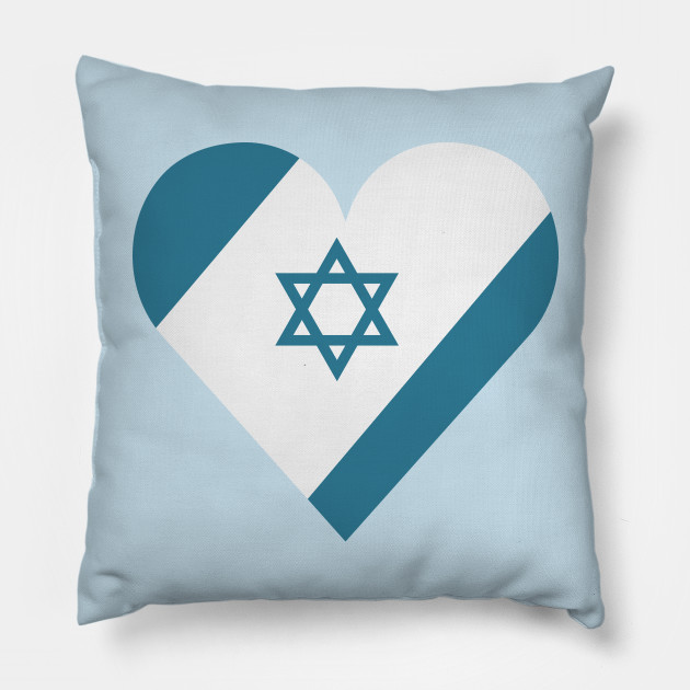 630x630 Israel Flag Icon In Heart Shape In Flat Design