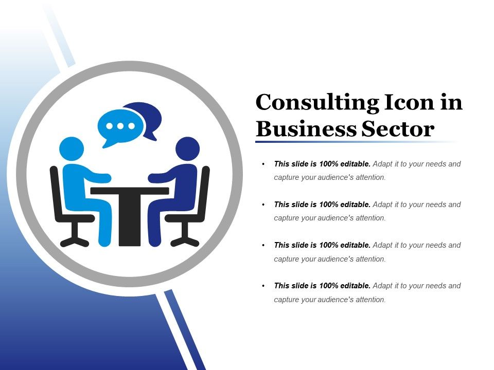 960x720 Consulting Icon In Business Sector Powerpoint Templates Designs