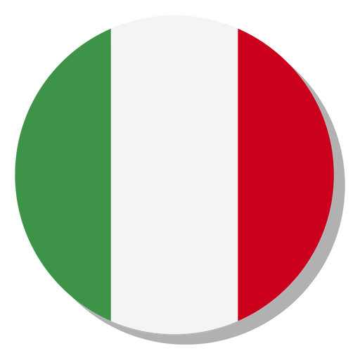 512x512 Italy Flag Language Icon Circle