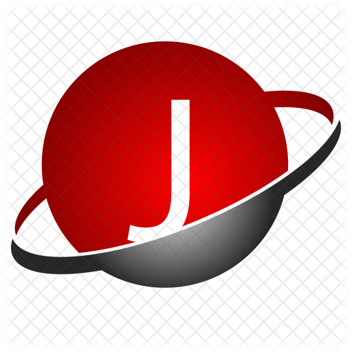 512x512 J Alphabet Logo Icon Of Flat Style