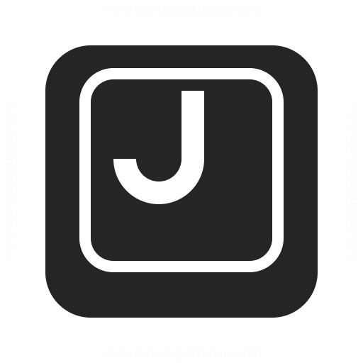 512x512 Keyboard Key J Icon Iconexperience