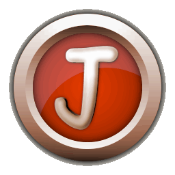 256x256 Metallic J Icon