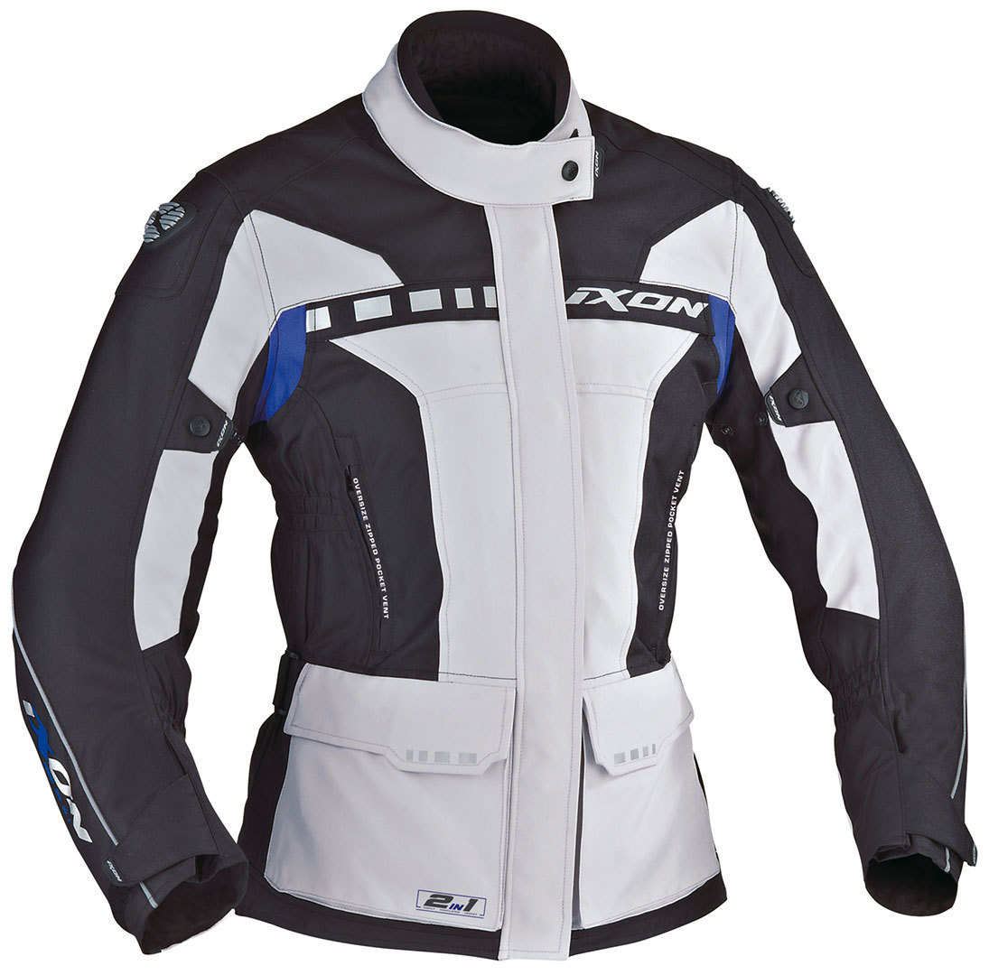 1095x1080 Icon Overlord Leather Jacket Sizing, Ixon Corsica Lady Grey