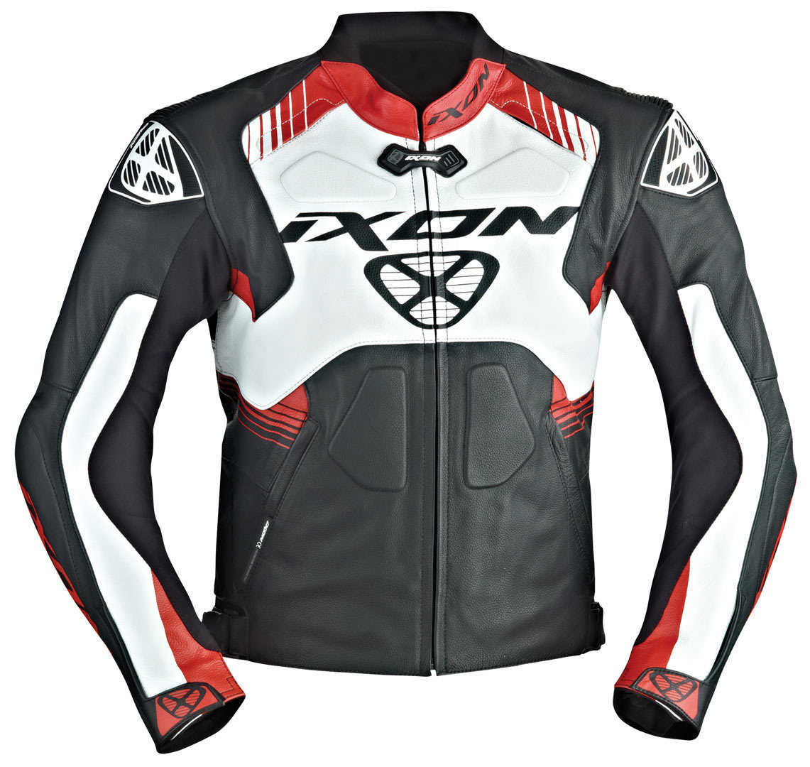1141x1080 Ixon Jacket Sizing, Ixon Voltage Leather Black Red Clothing