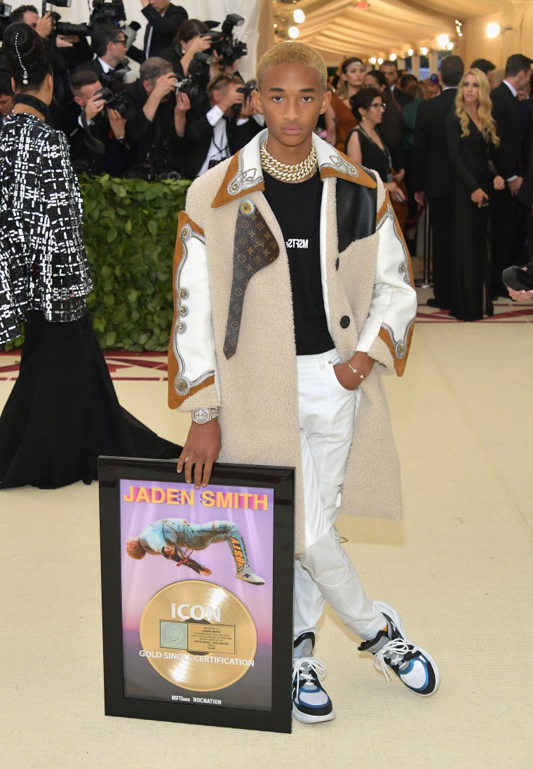 760x1096 Jaden Smith's Gold Plaque For Icon Was His Date To The Met Gala