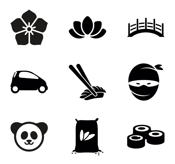 600x564 Japan Icons