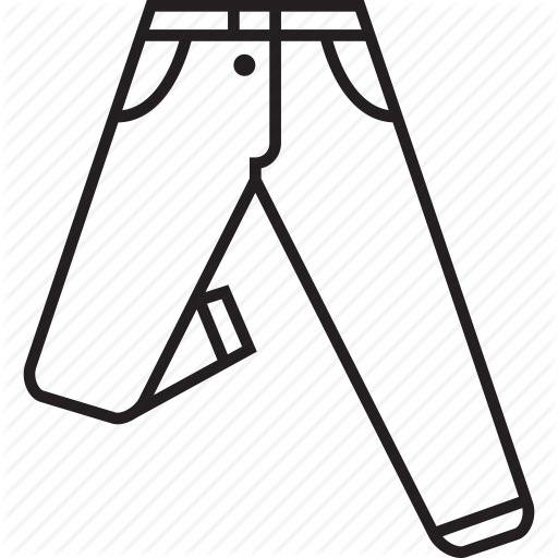 512x512 Apparel, Clothes, Clothing, Jeans, Pants, Trousers Icon