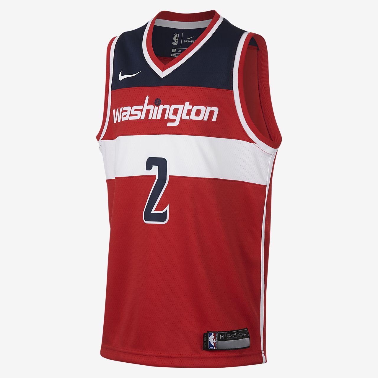 1280x1280 John Wall Washington Wizards Nike Icon Edition Swingman Big Kids