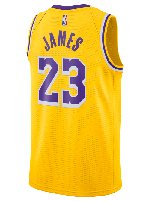 500x667 Los Angeles Lakers Lebron James Icon Edition Swingman