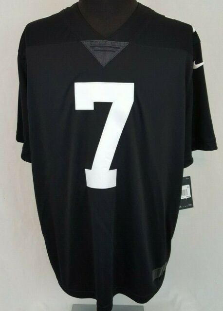 458x640 Nike Colin Kaepernick Limited Icon Jersey Black White Stitched
