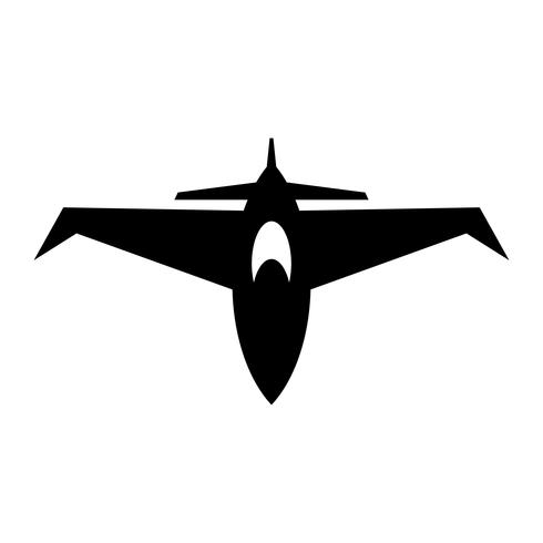 490x490 Fighter Jet Vector Icon