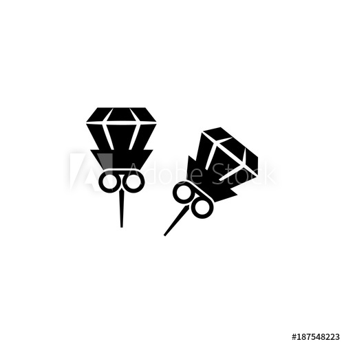 500x500 Stud Earrings Icon Jewelry Icon Premium Quality Graphic Design