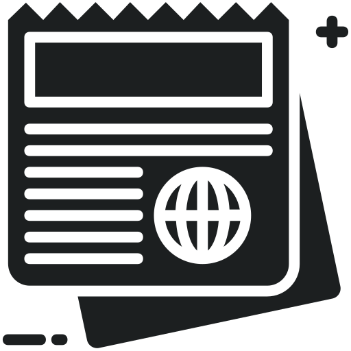 512x512 Journal, News, Newsletter, Newspaper, Publication Icon Free