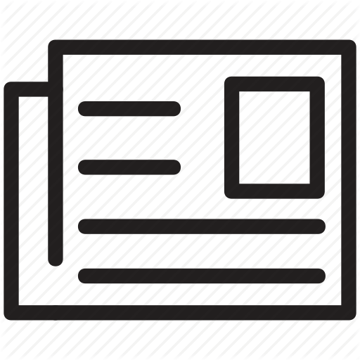 512x512 Article, Folded Newspaper, Journal, News Article, Newspaper Icon