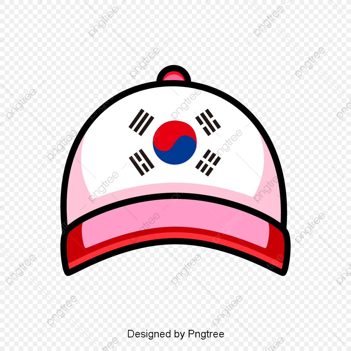 1200x1200 Cartoon Hat With Korea Icon Design, Hat, Cap, Korea Icon Png