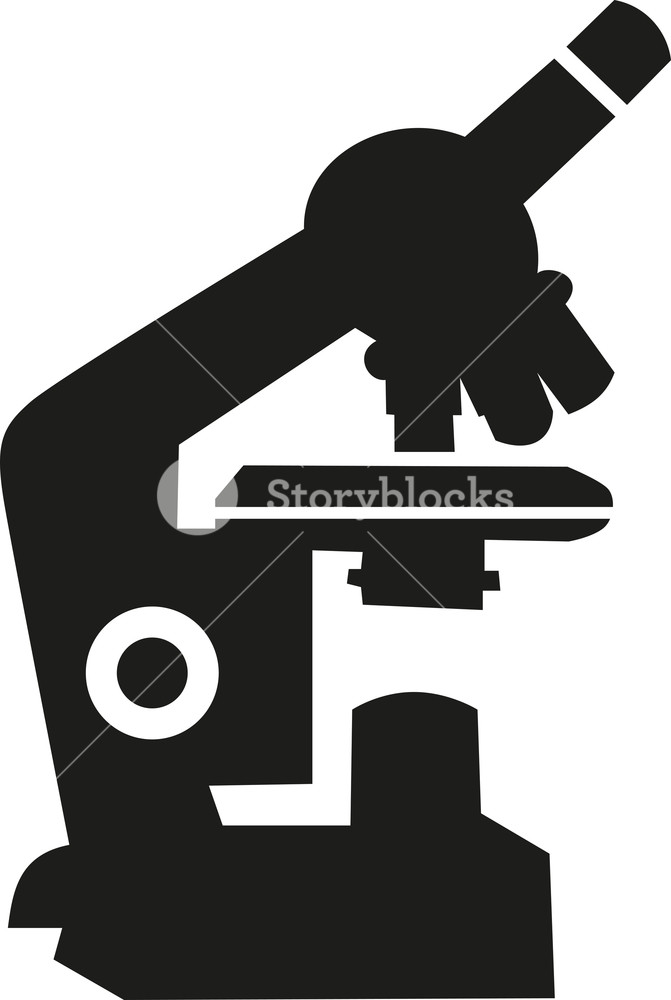 671x1000 Microscope Icon Lab Royalty Free Stock Image
