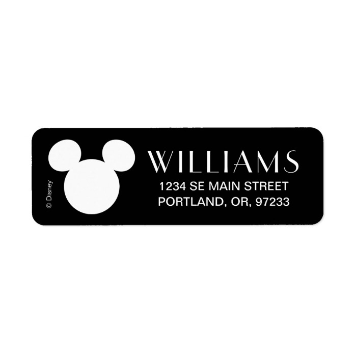 699x699 Disney Logo White Mickey Icon Label