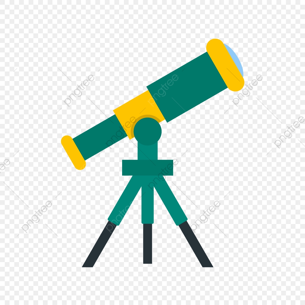 1024x1024 Telescope Vector Icon, Laboratory Icon, Lens Icon, Science Icon