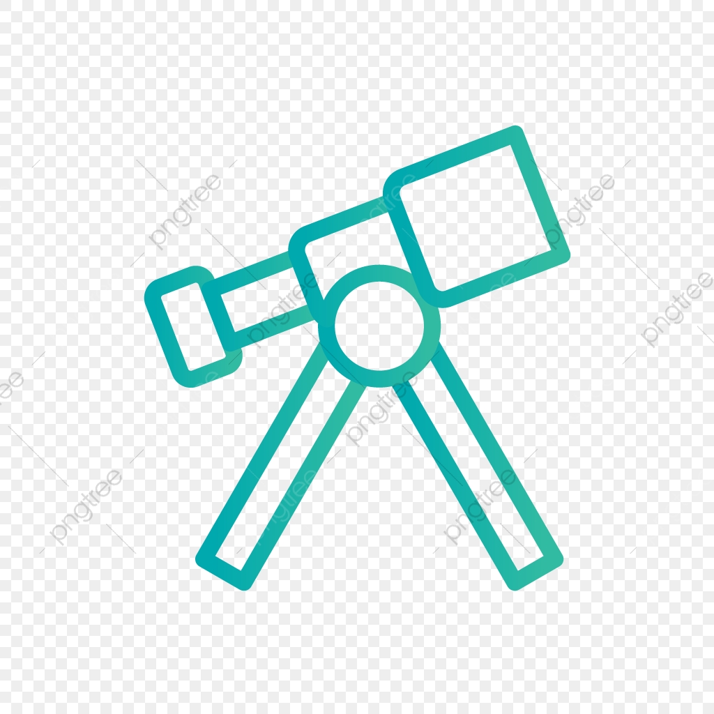 1024x1024 Vector Telescope Icon, Laboratory, Lens, Science Png And Vector