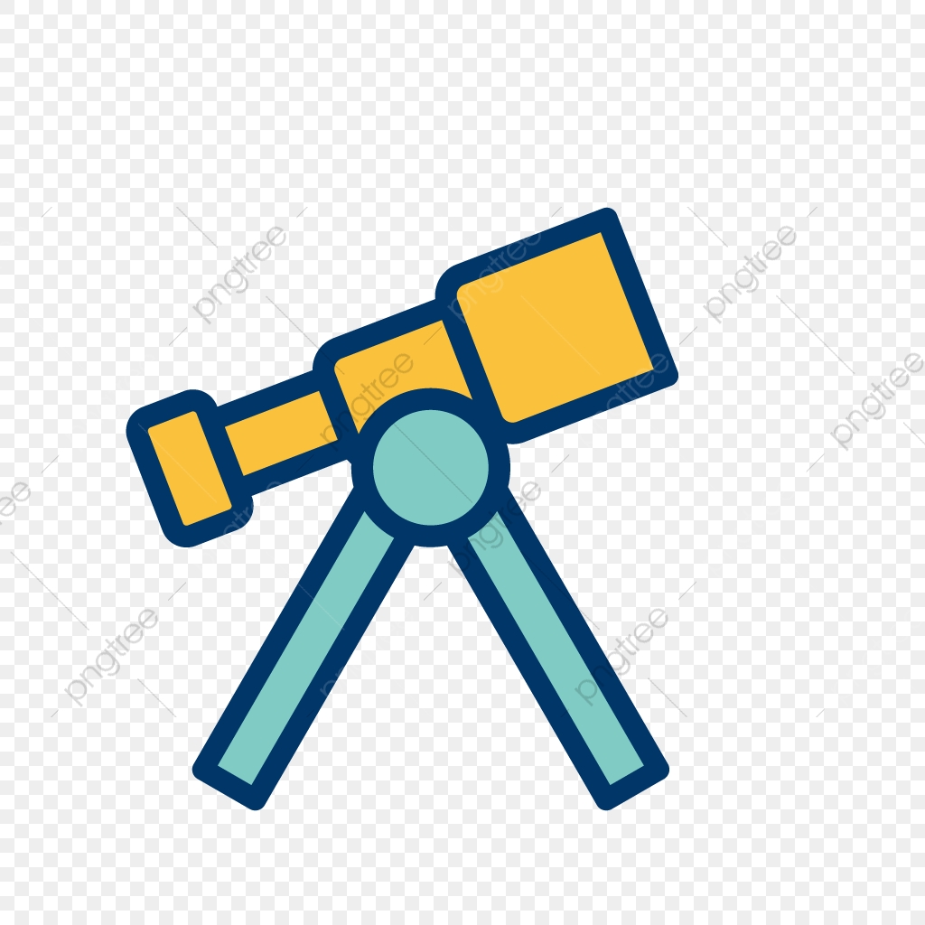 1024x1024 Vector Telescope Icon, Laboratory, Lens, Space Telescope Png