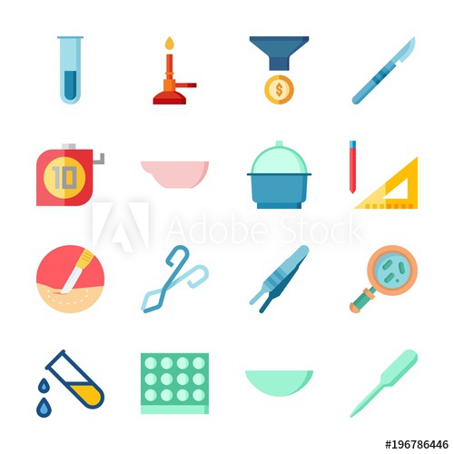 500x500 Icon Laboratory With Laboratory, Evaporatior Dish, Test Tube