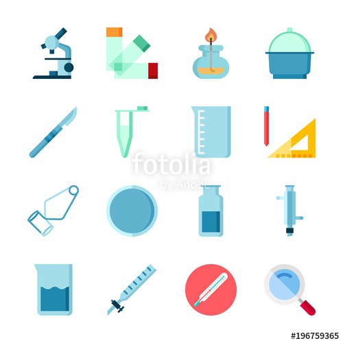500x500 Icon Laboratory With Thermometer, Kipp's Apparatus, Watch Glass
