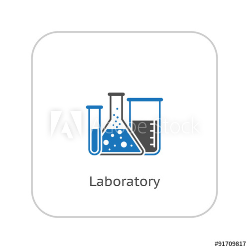 500x500 Laboratory And Medical Services Icon Flat Design