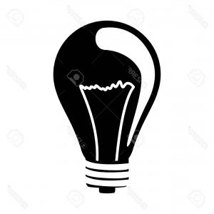 300x300 Idea Bulb Icon Lamp Light Bulb Isolated Silhouette Vector Newwaysys