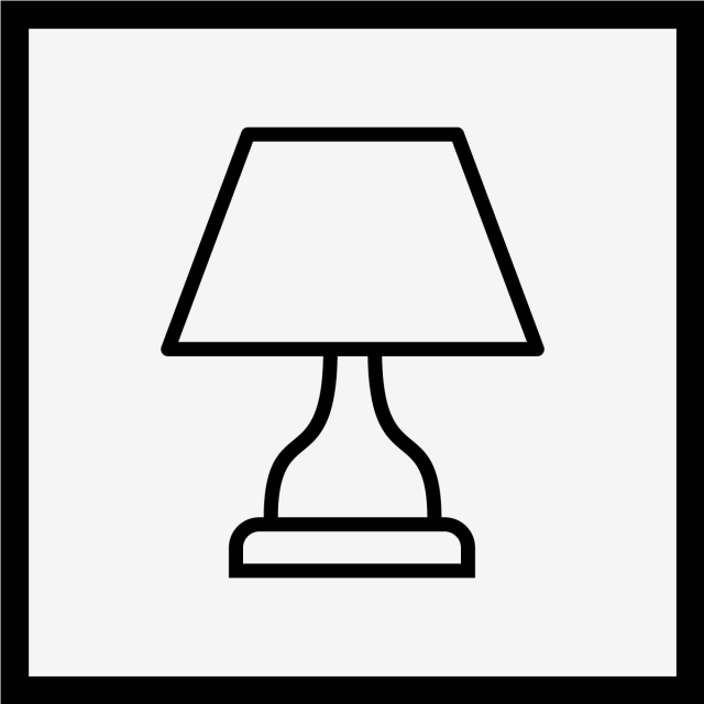 640x640 Vector Lamp Icon, L Light, Table Lamp Png And Vector