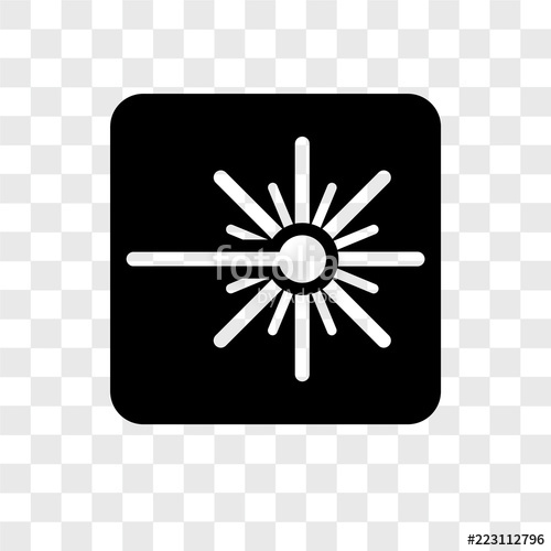 500x500 Laser Icons Isolated On Transparent Background Modern