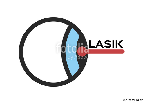 500x353 Eye Lasik Icon Logo And Vector Stock Image And Royalty Free