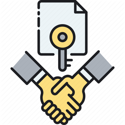 512x512 Agreement, Handshake, Key, Lease, Leasing, Rental Icon