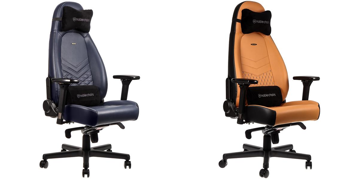 1200x600 Noblechairs Icon Real Leather Gami