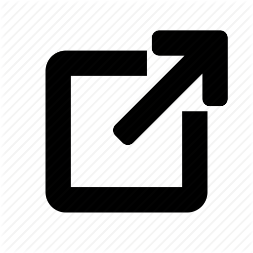 512x512 Exit, External, Leave, Link, Open, Website, Window Icon