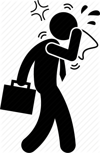 334x512 Flu, Infection, Leave, Leaving, Sick, Sinus, Worker Icon