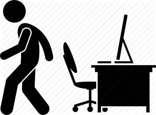 512x379 Complete, Desk, Done, Finish, Leave, Leaving, Work Icon