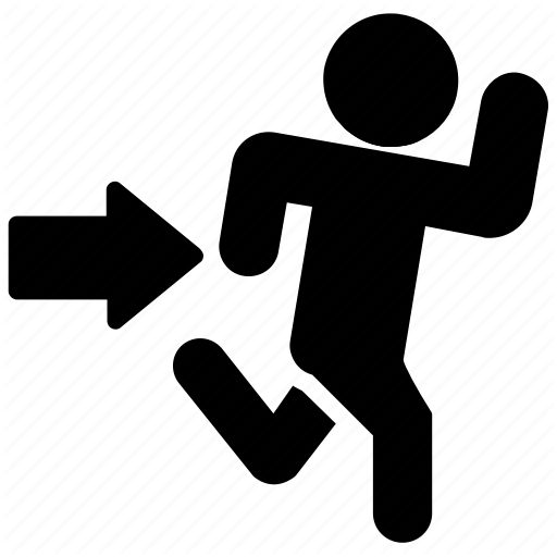 512x512 Departure, Emergency Exit, Exit, Exit Sign, Leave Icon