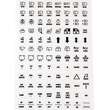 466x465 Legend Icons Fcontura Ii, Iii, V Actuators, Black